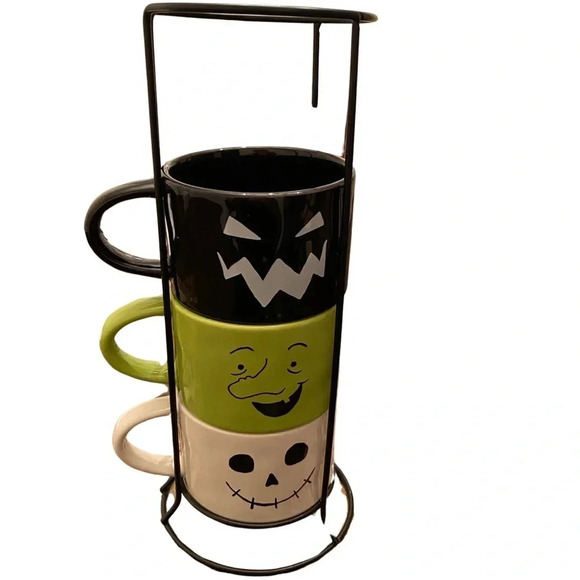 Rae Dunn Halloween Edition Mugs Set Of 3 - Picture 4 of 5